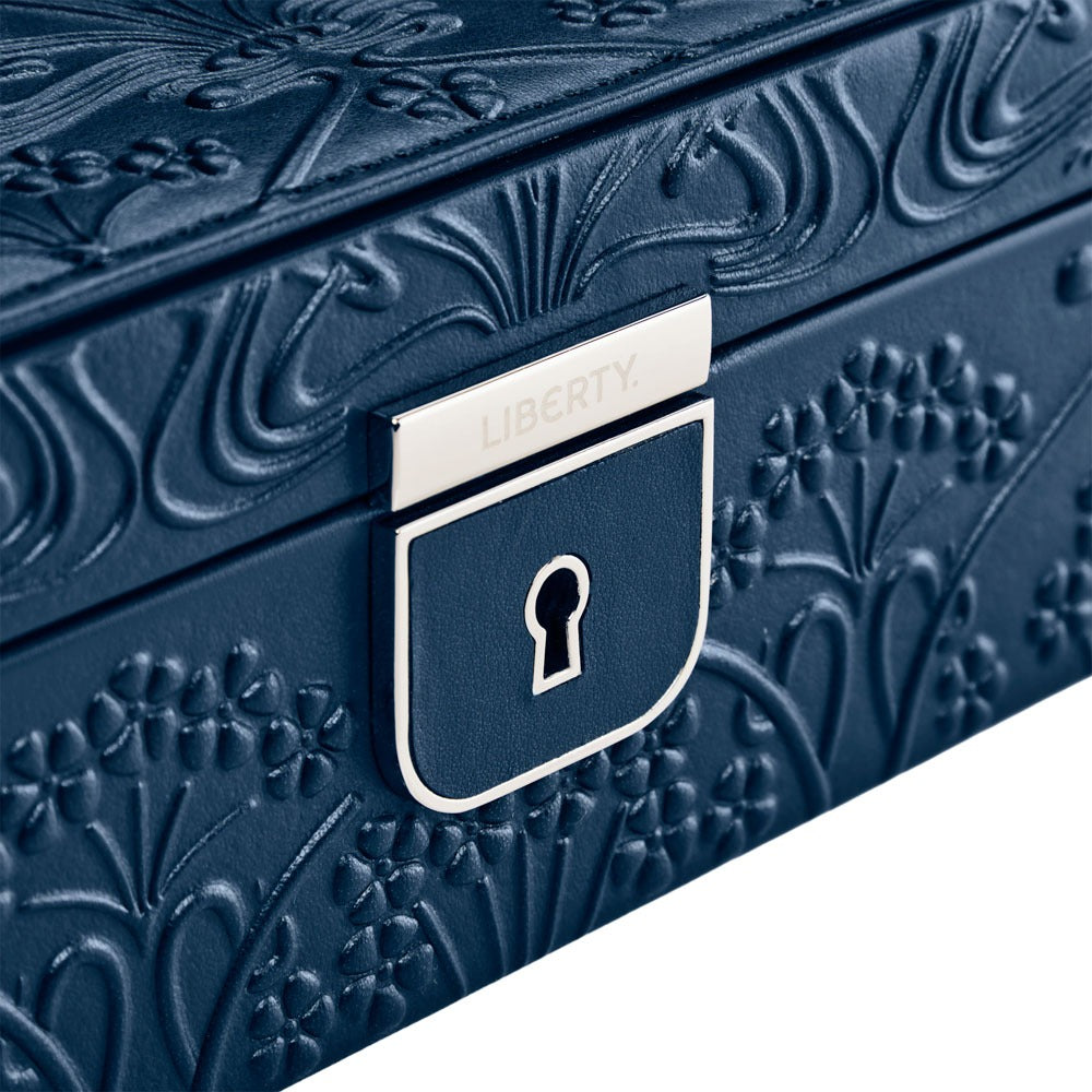WOLF 1834 - WOLF X LIBERTY All Over Ianthe Medium Jewelry Box - Navy