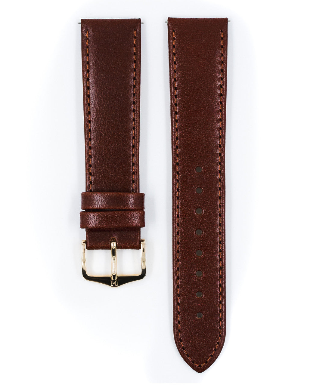 Hirsch - OSIRIS Box Leather Watch Bracelet 034 75 - Light Brown