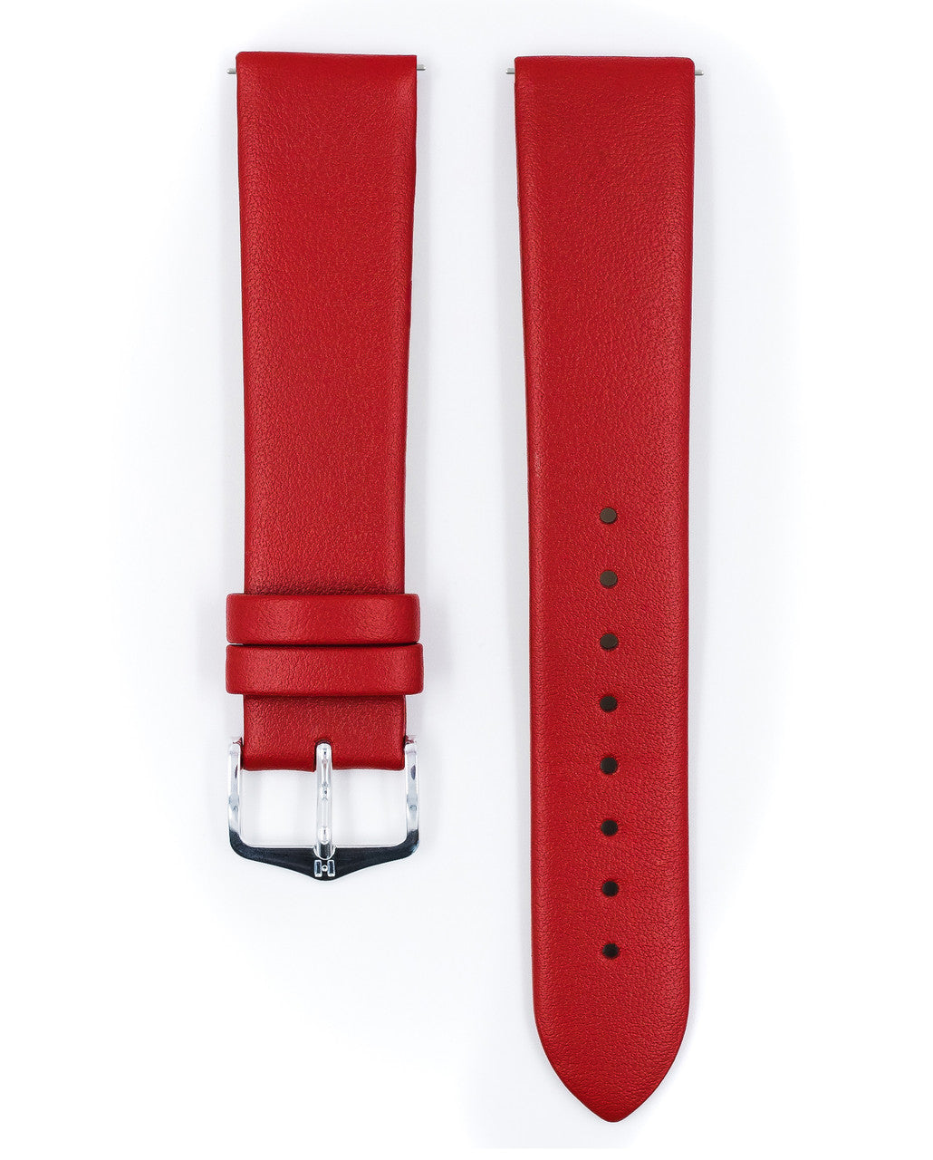 Hirsch - TORONTO Classic Calfskin Italian Watchband 037 02 - Red