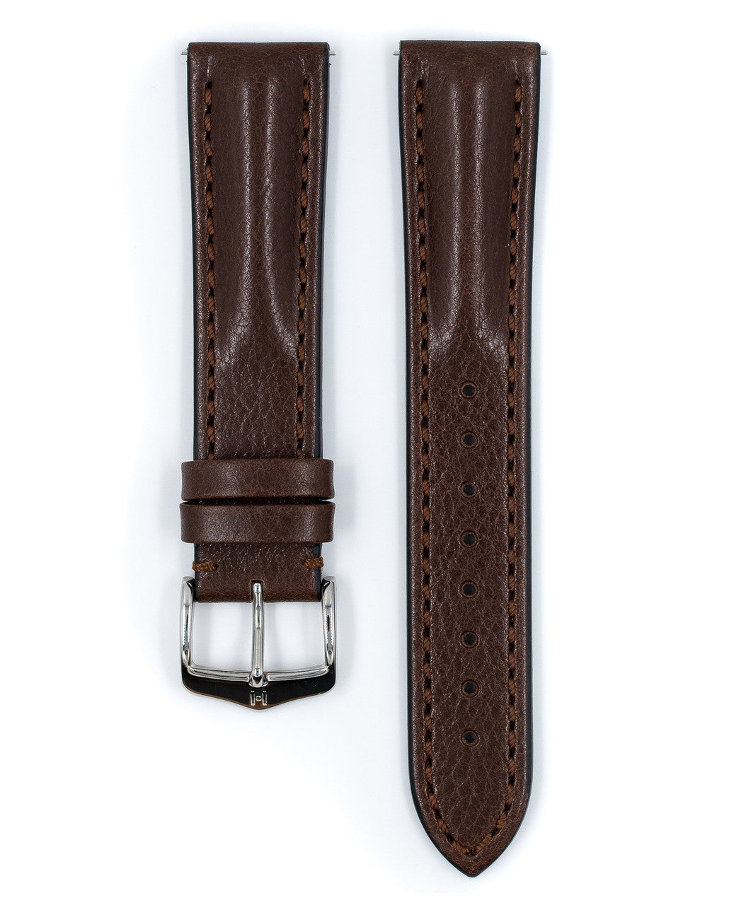 Hirsch - LUCCA Artisan Leather Watchband 049 02 - Brown