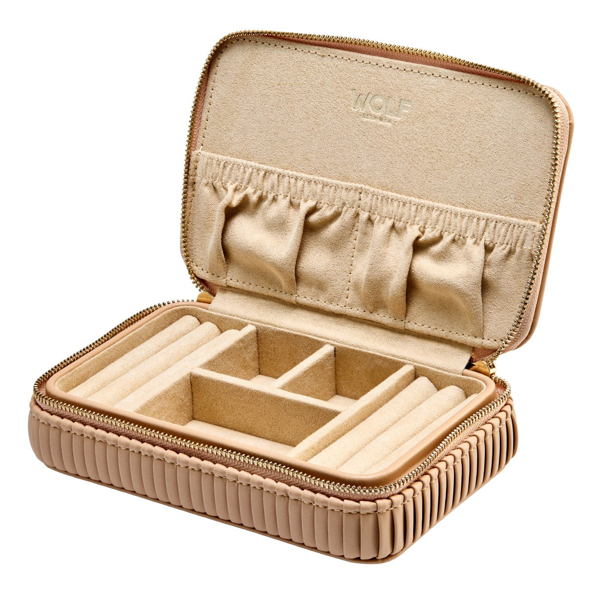 WOLF 1834 - Bella Zip Case - Mocha