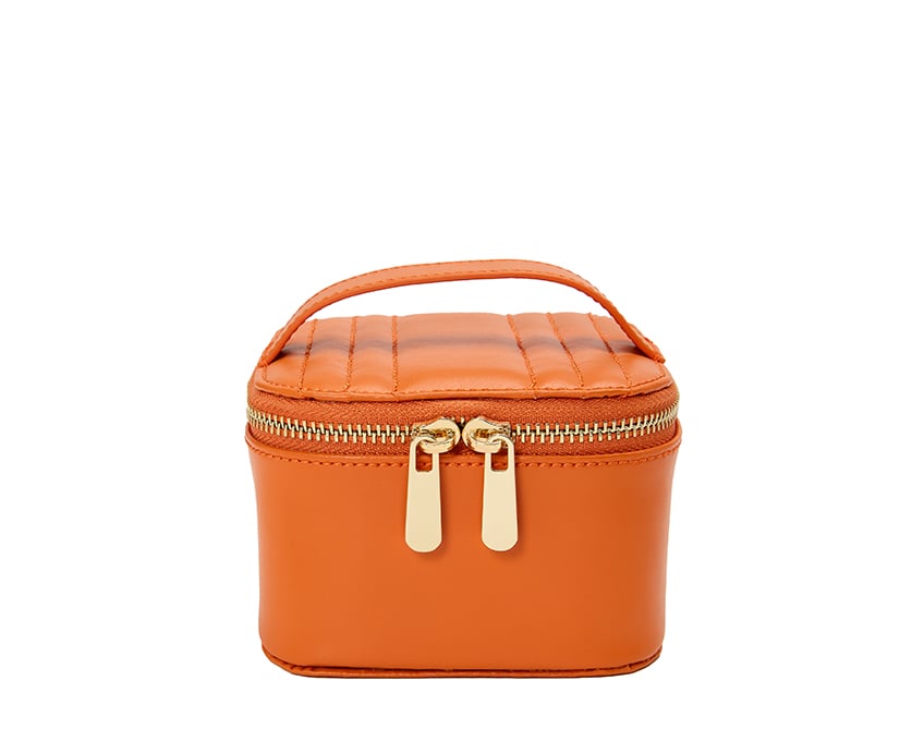 WOLF 1834 - Maria Zip Jewelry Cube - Tangerine