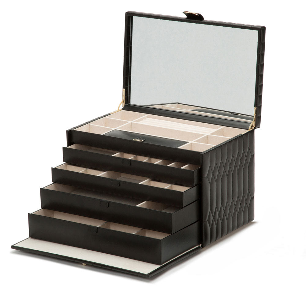 WOLF 1834 - Caroline Extra Large Jewelry Case - Black