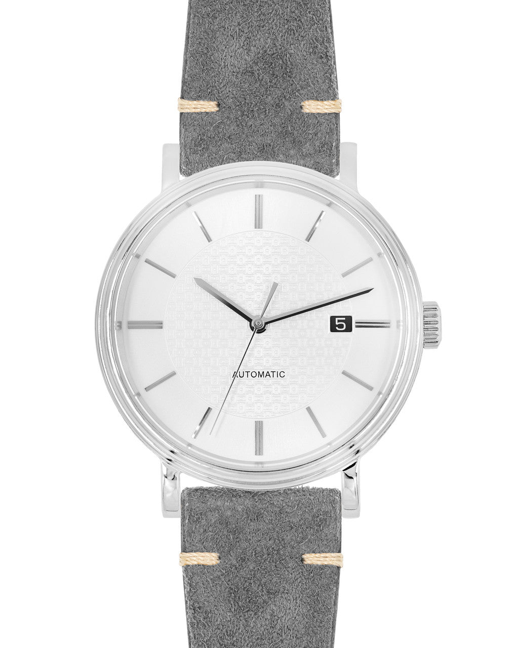 Hirsch - Serro Suede Watchband 055 64 - Grey