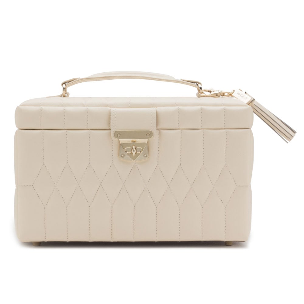 WOLF 1834 - Caroline Medium Jewelry Case - Ivory
