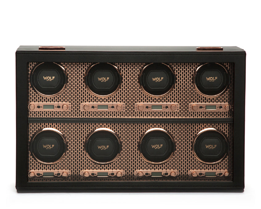 WOLF 1834 - Axis 8 Piece Watch Winder - Copper