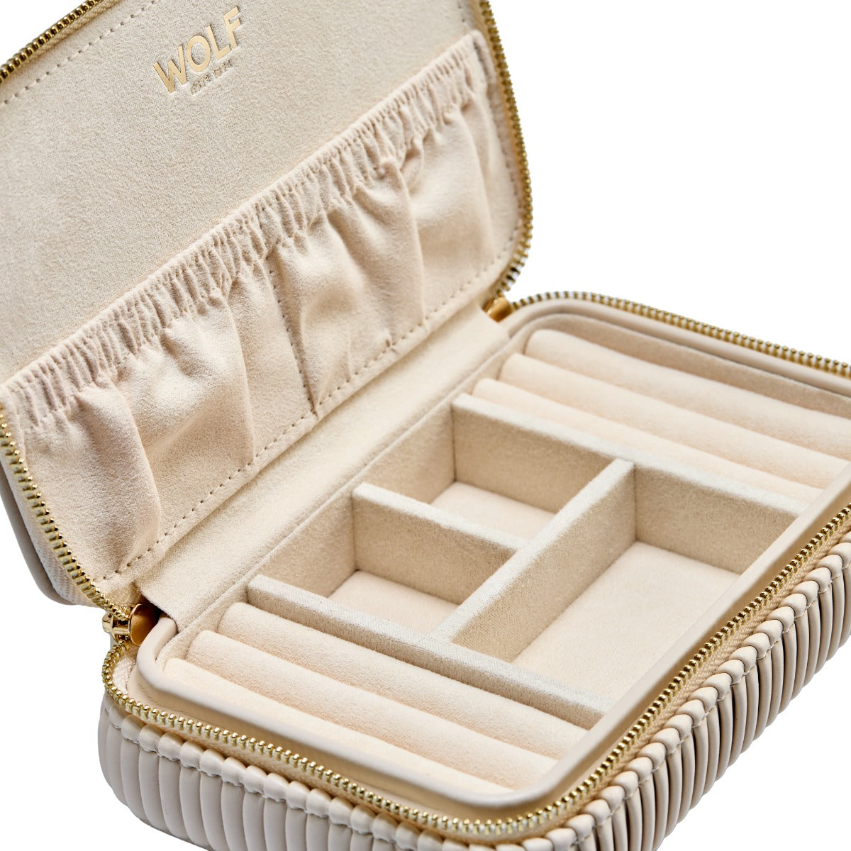 WOLF 1834 - Bella Zip Case - Bone