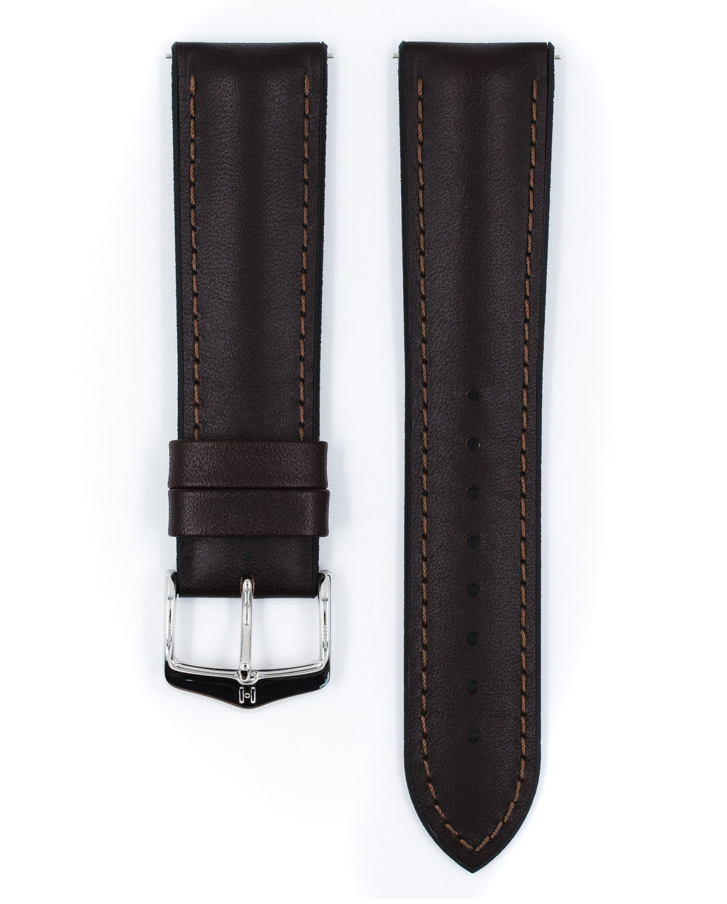 Hirsch - JAMES Performance Calfskin Watch Band 092 50 02 - Brown