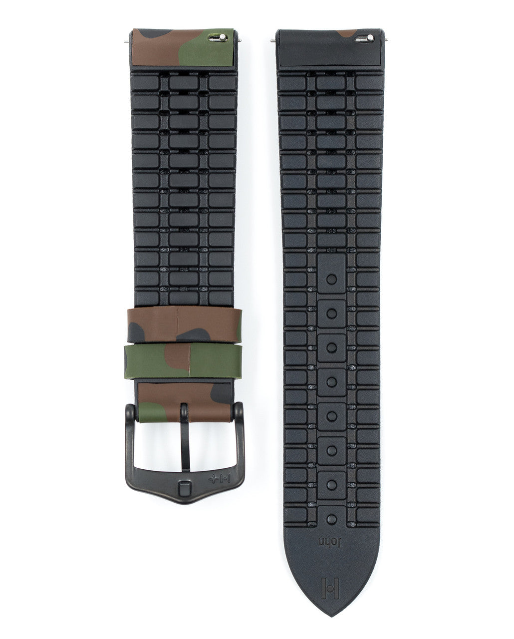 Hirsch - JOHN Camouflage Performance Watch Band 092 50 88 - Green