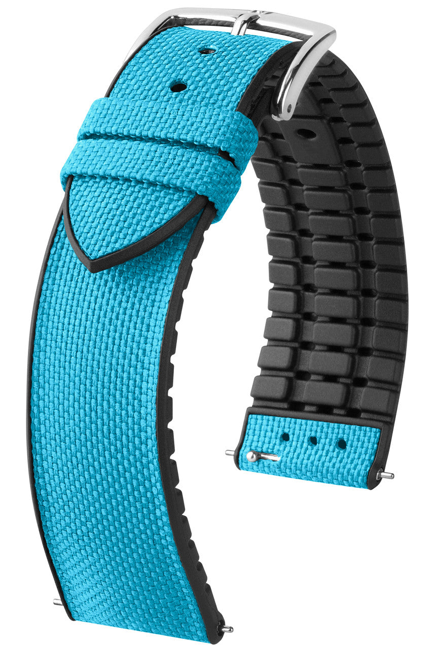 Hirsch - ARNE VEGAN Performance Calfskin Watch Band 092 50 94 - Turquoise