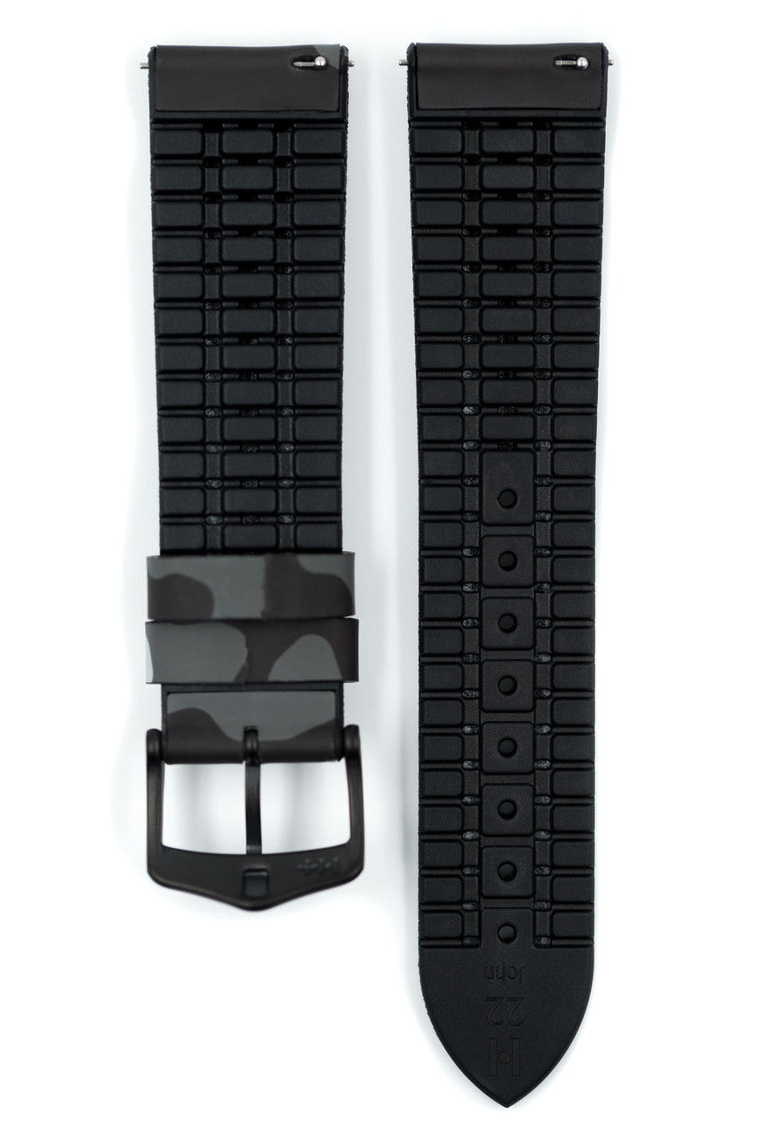 Hirsch - JOHN Camouflage Performance Watch Band 092 50 88 - Grey