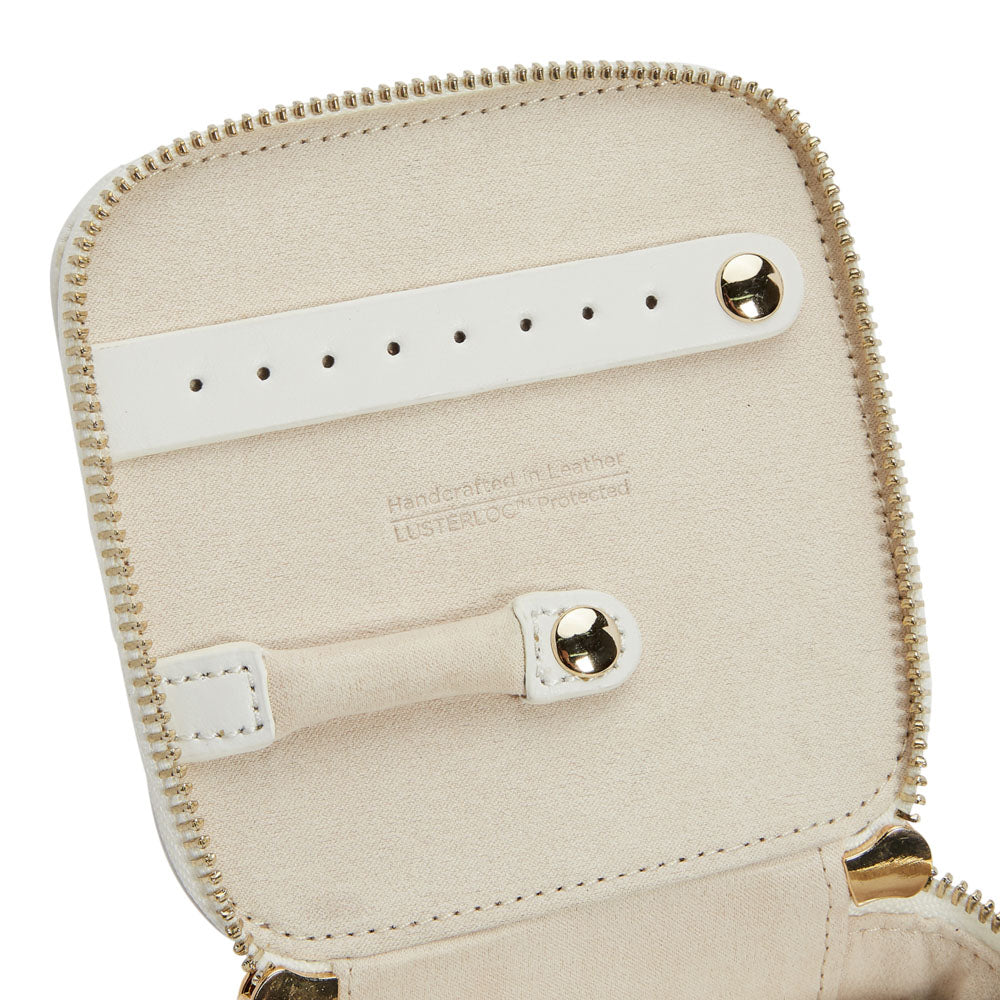 WOLF 1834 - Maria Zip Jewelry Cube - White