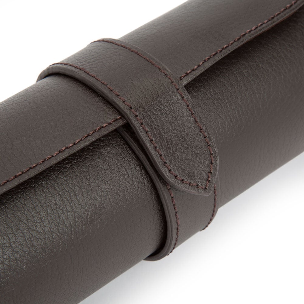 WOLF 1834 - Blake Watch Roll with Capsule - Brown