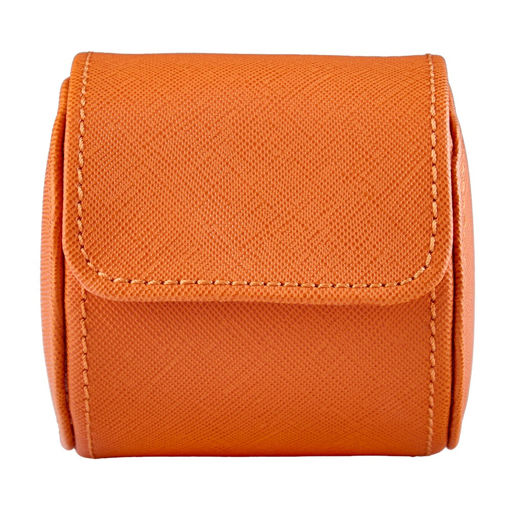 WOLF 1834 - Seltzer Single Watch Roll - Orange/Peach