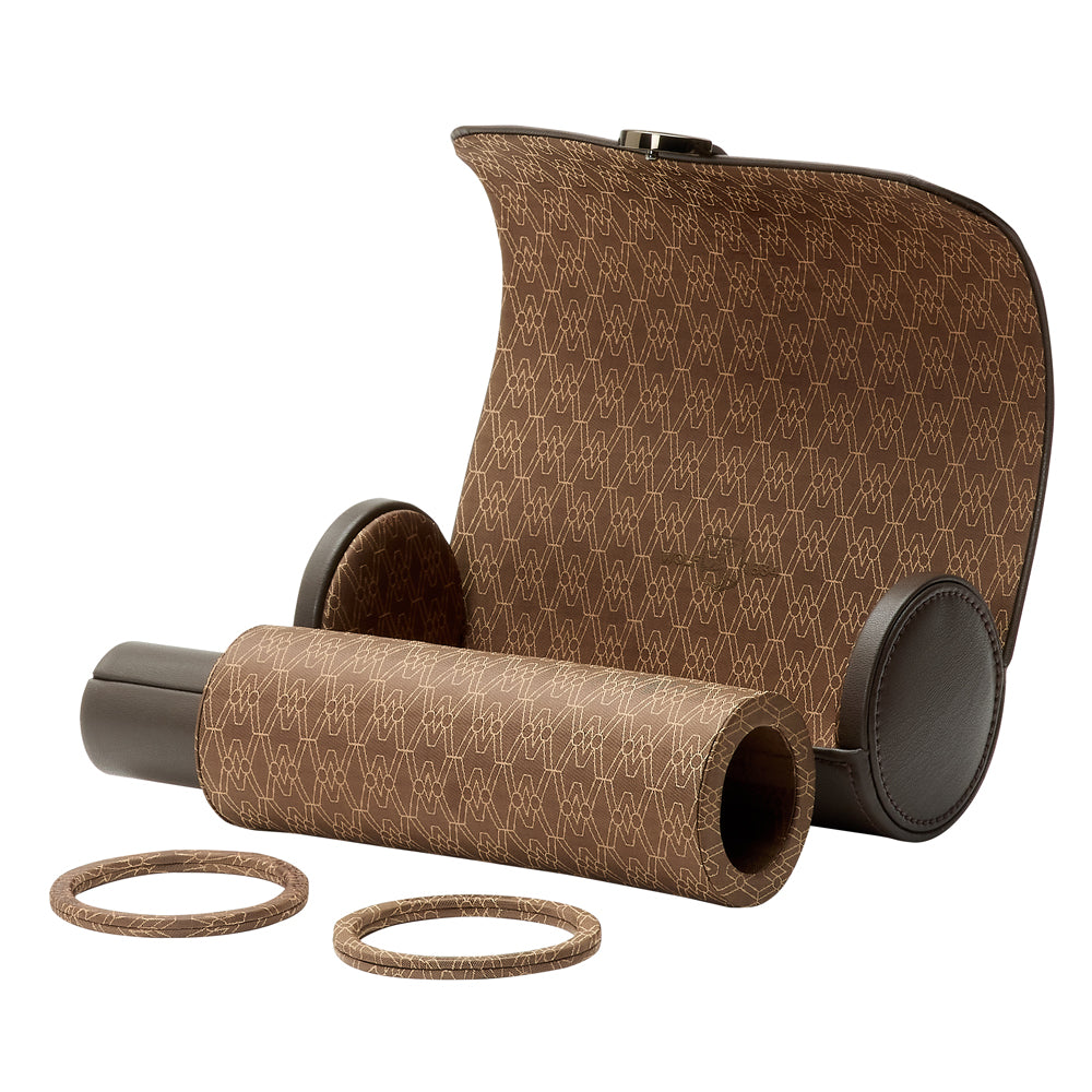 WOLF 1834 - Earth Triple Watch Roll - Coffee