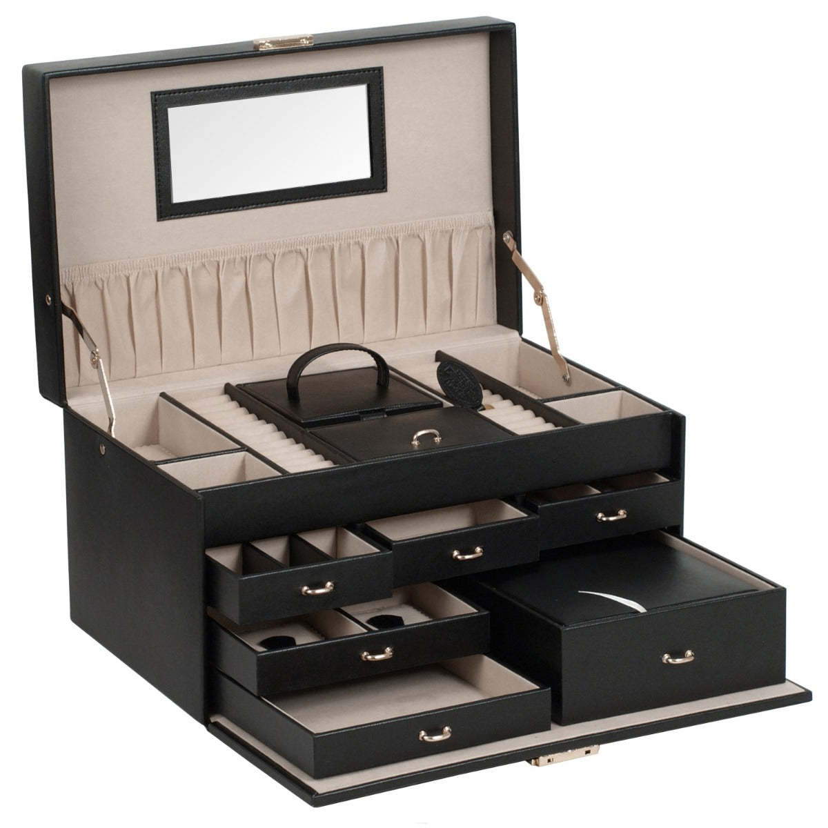 WOLF 1834 - Heritage Large Jewelry Box - Black