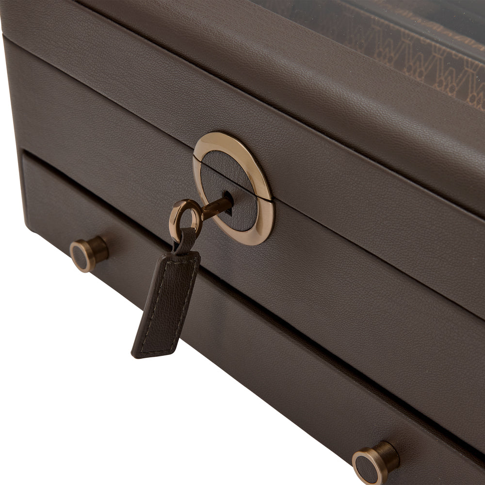 WOLF 1834 - Earth Watch Stand Box - Coffee
