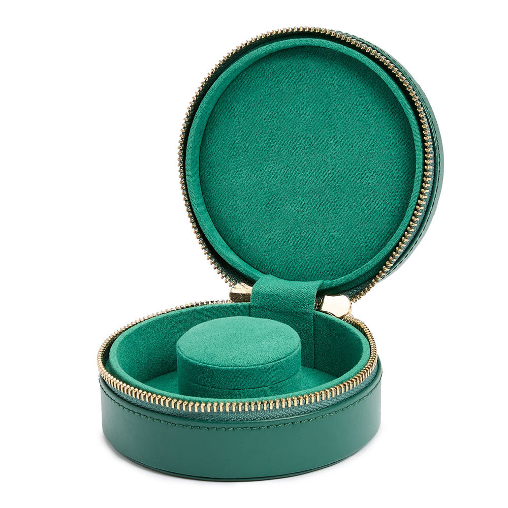 WOLF 1834 - Sophia Round Zip Case - Forest Green