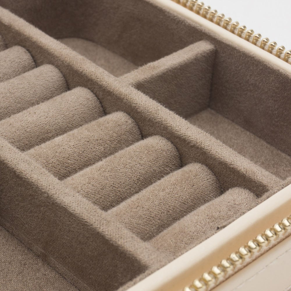 WOLF 1834 - Caroline Zip Travel Case - Ivory
