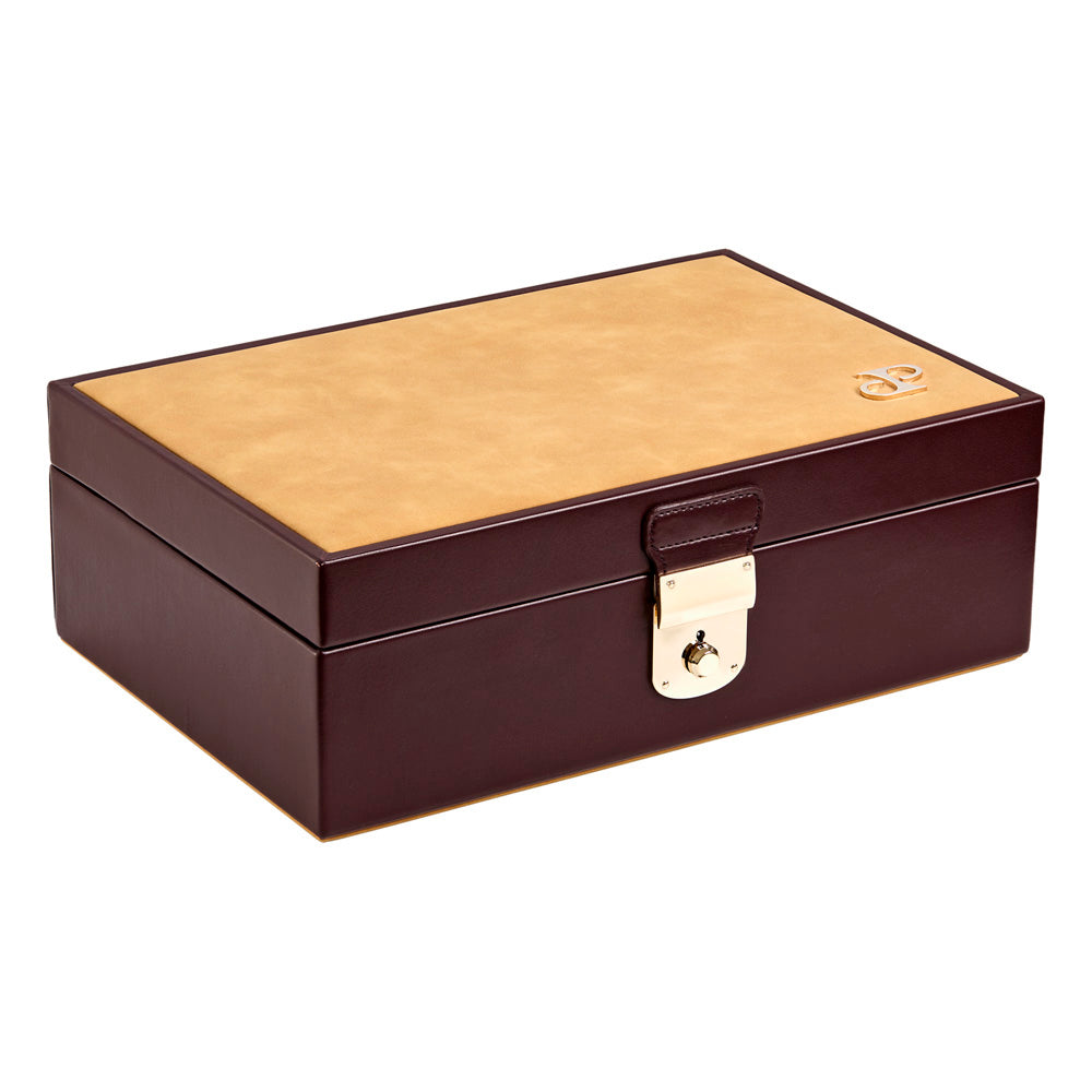 WOLF 1834 - Philipp Watch and Jewellery Lifestyle Box - Chestnut
