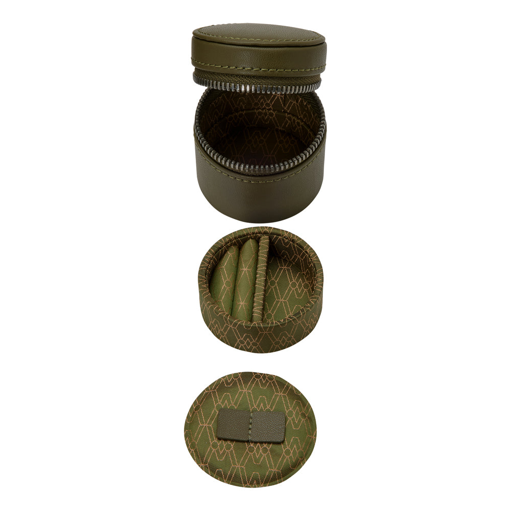WOLF 1834 Earth 5 Piece Watch Box with Storage - Olive - view 6