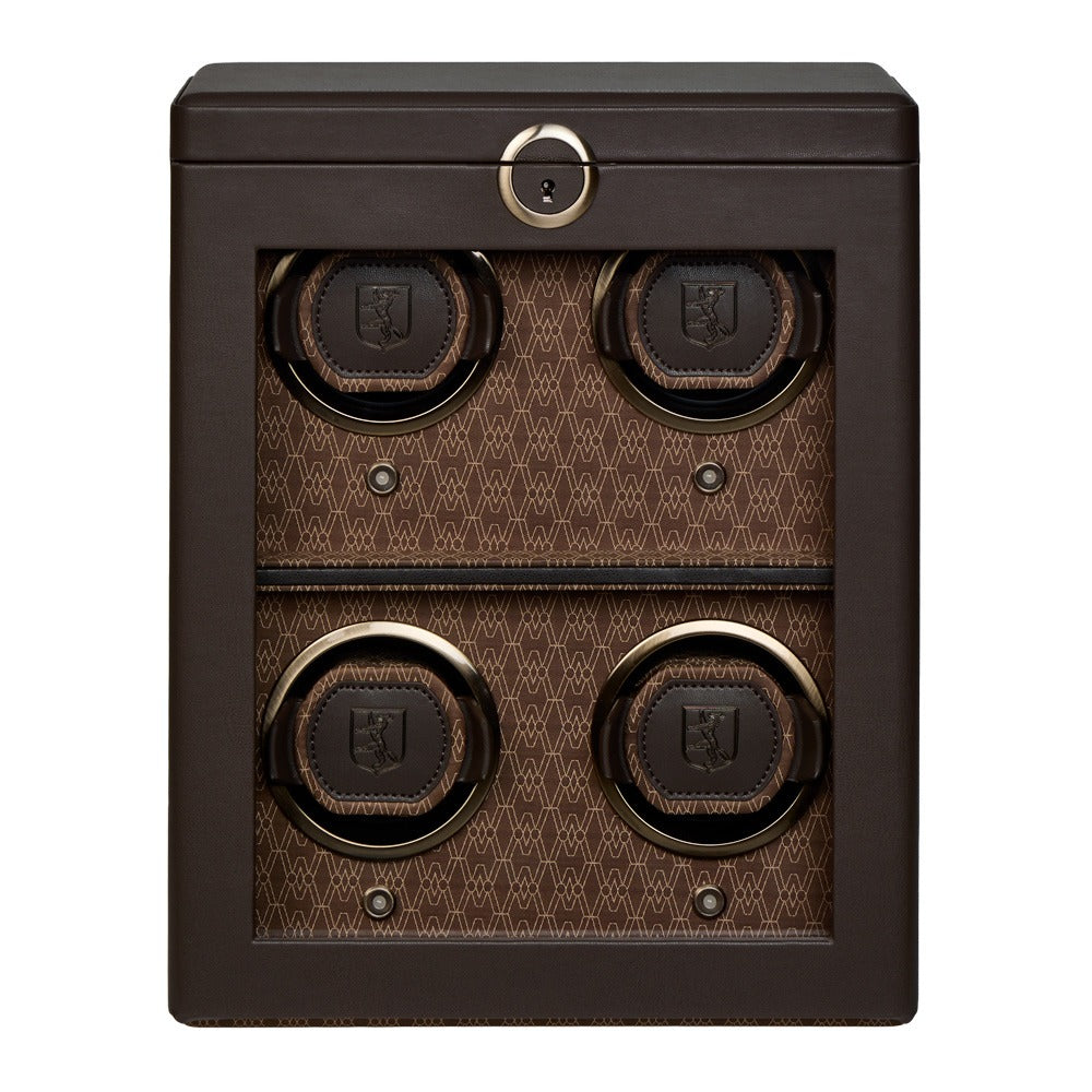 WOLF 1834 Earth 4 Piece Watch Winder - Coffee - view 6