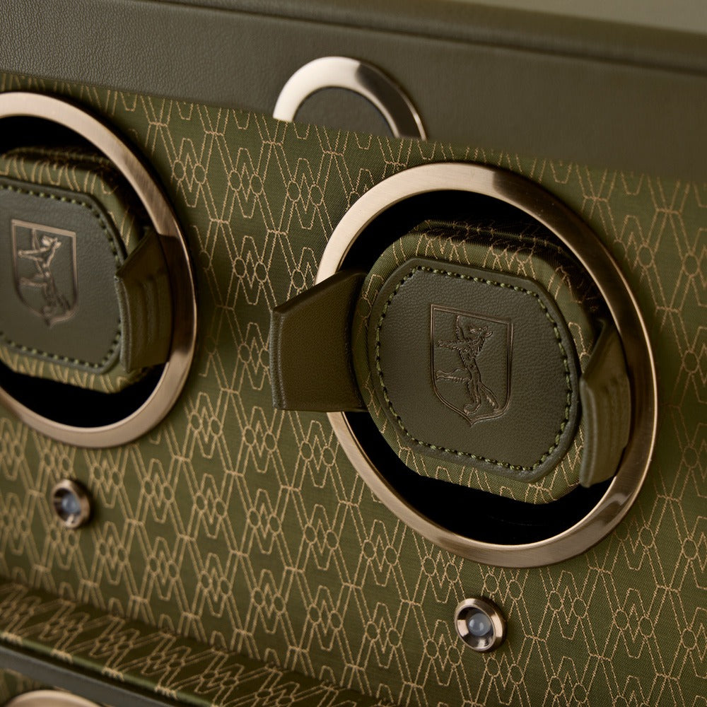 WOLF 1834 Earth 8 Piece Watch Winder - Olive - view 3