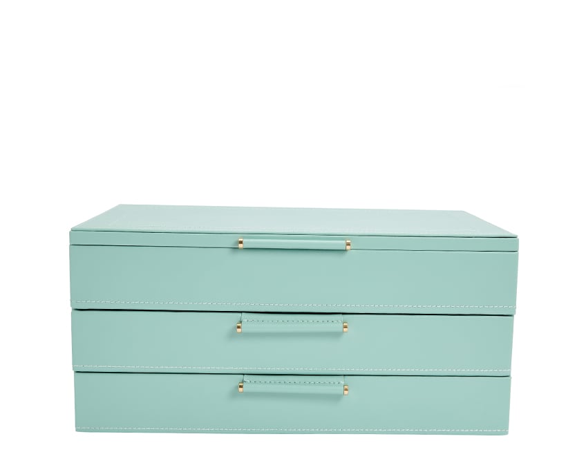WOLF 1834 - Sophia Jewelry Box with Drawers - Jade