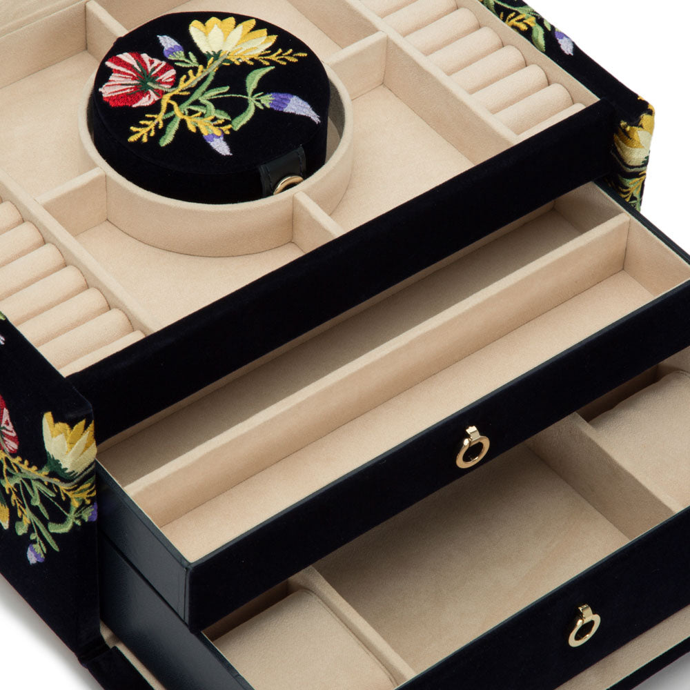 WOLF 1834 - Zoe Medium Jewelry Box - Indigo