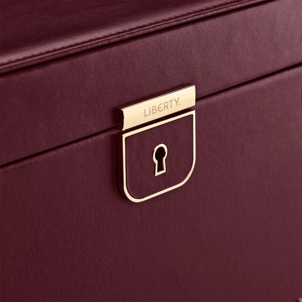 WOLF 1834 - WOLF X LIBERTY Ianthe Large Jewelry Box - Burgundy