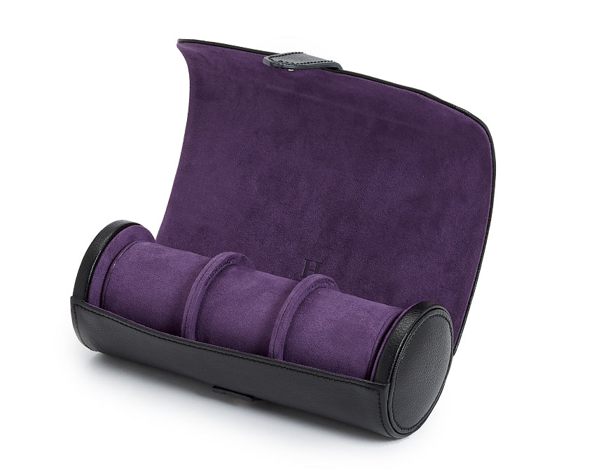 WOLF 1834 - Heritage Watch Roll - Black/Purple