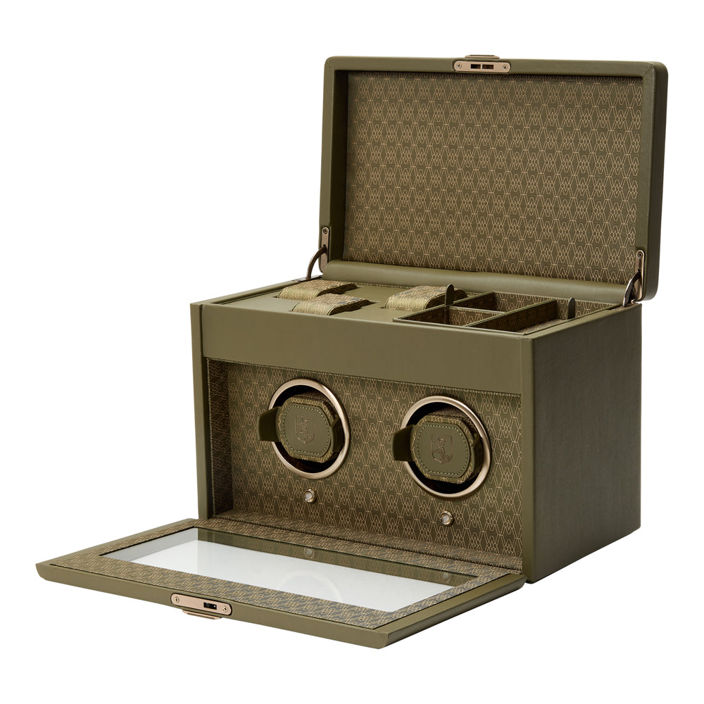 WOLF 1834 - Earth Double Watch Winder - Olive