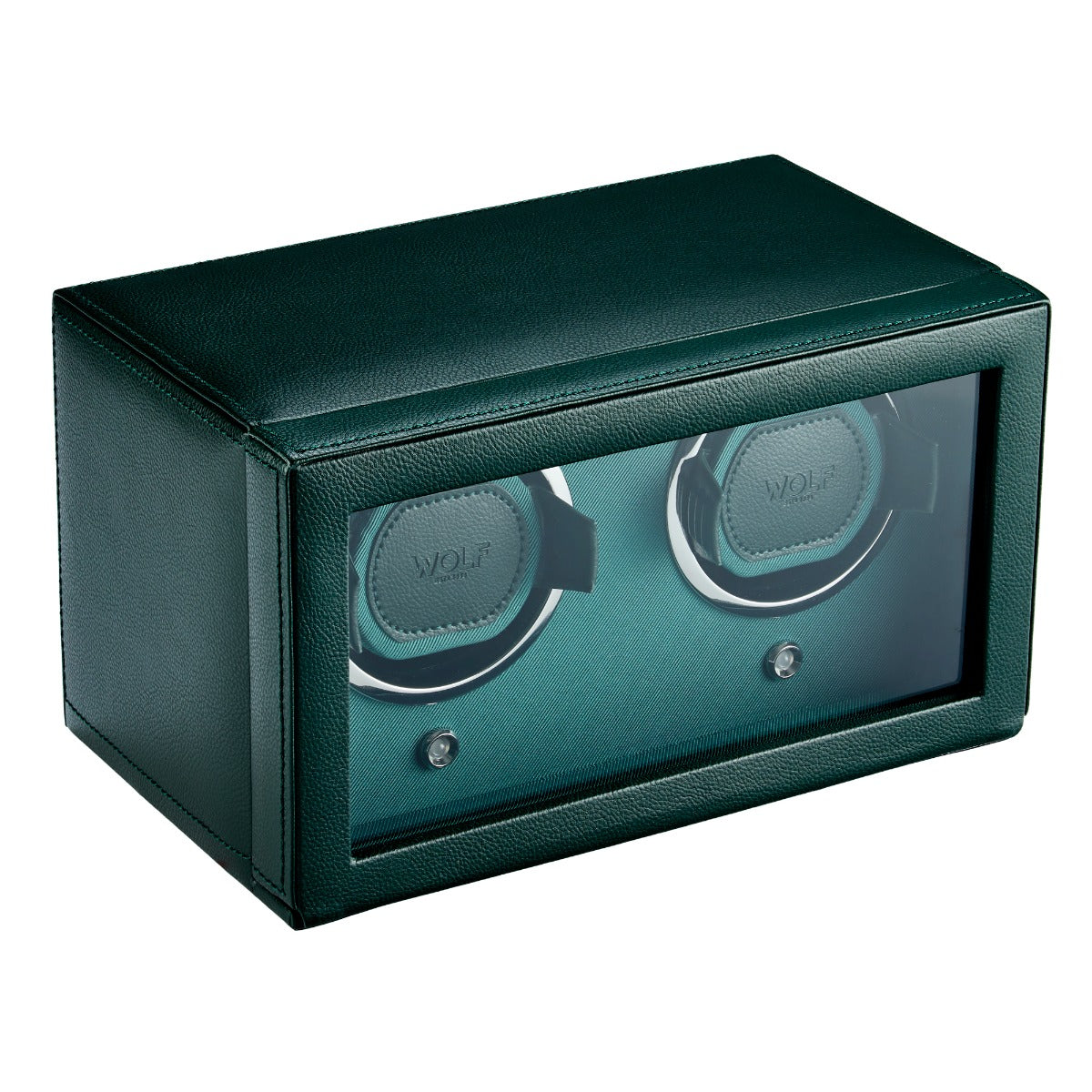 WOLF 1834 - Cub Double Watch Winder with Cover - Green