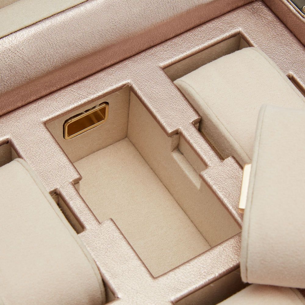 WOLF 1834 - Palermo 6 Piece Watch Box - Rose Gold