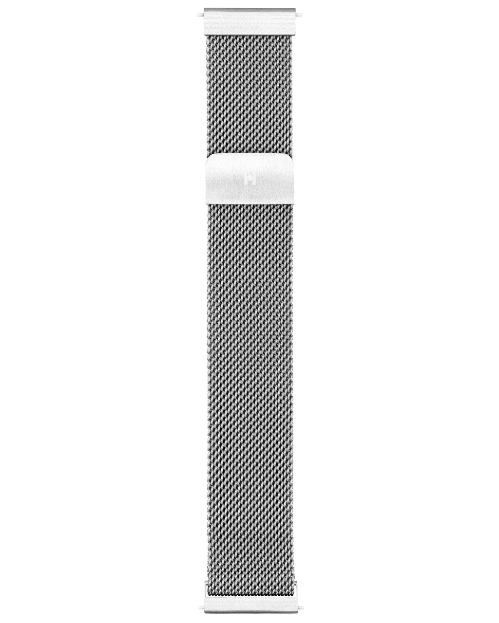 Hirsch - Milanaise Steel Watchband - Silver