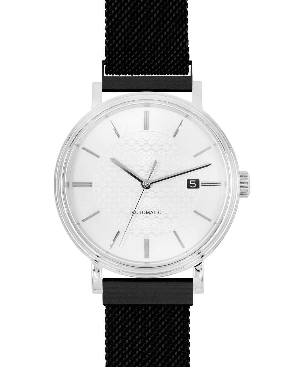 Hirsch - Milanaise Steel Watchband - Black