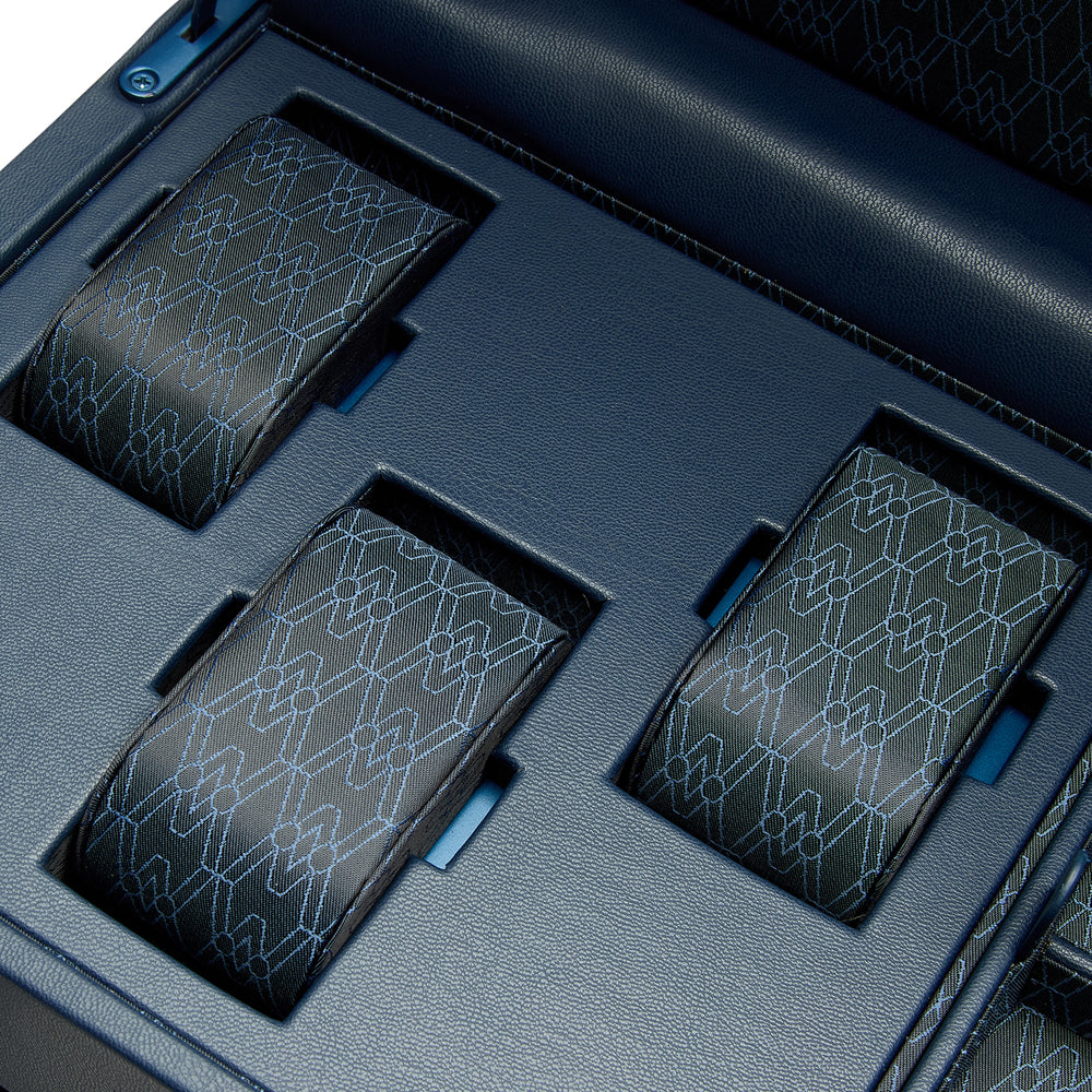 WOLF 1834 - Earth Double Watch Winder - Midnight Blue