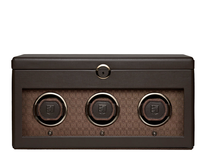 WOLF 1834 - Earth Triple Watch Winder - Coffee