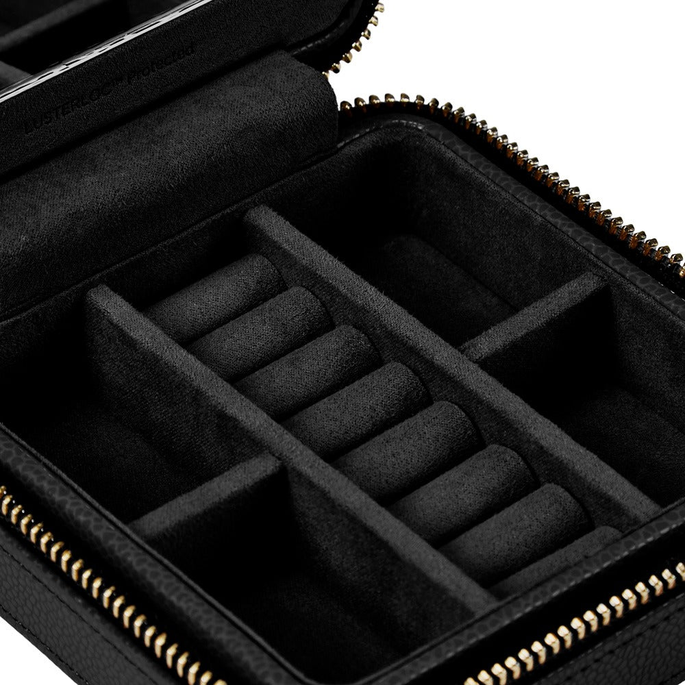 WOLF 1834 Lauren Zip Travel Case - Black - view 2