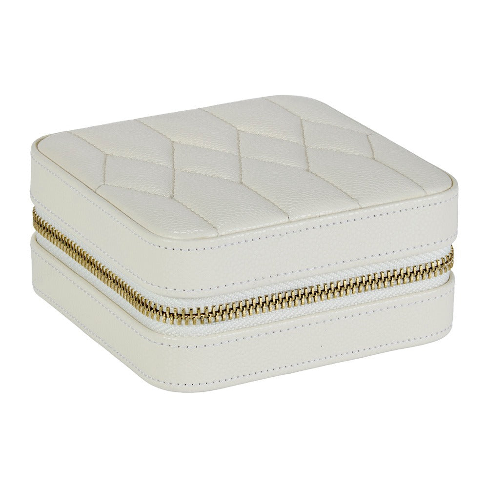 WOLF 1834 Lauren Zip Travel Case - Ivory - view 2