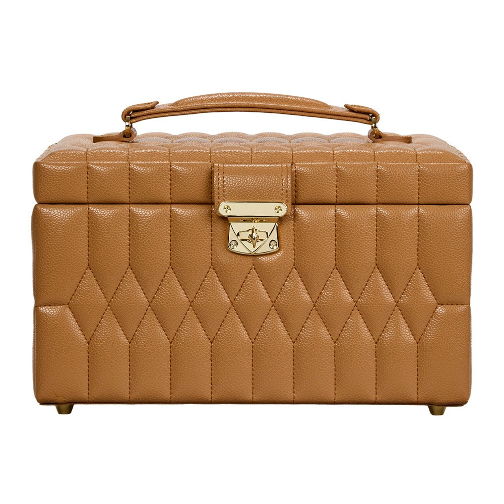 WOLF 1834 Lauren Medium Jewelry Box - Caramel - view 7