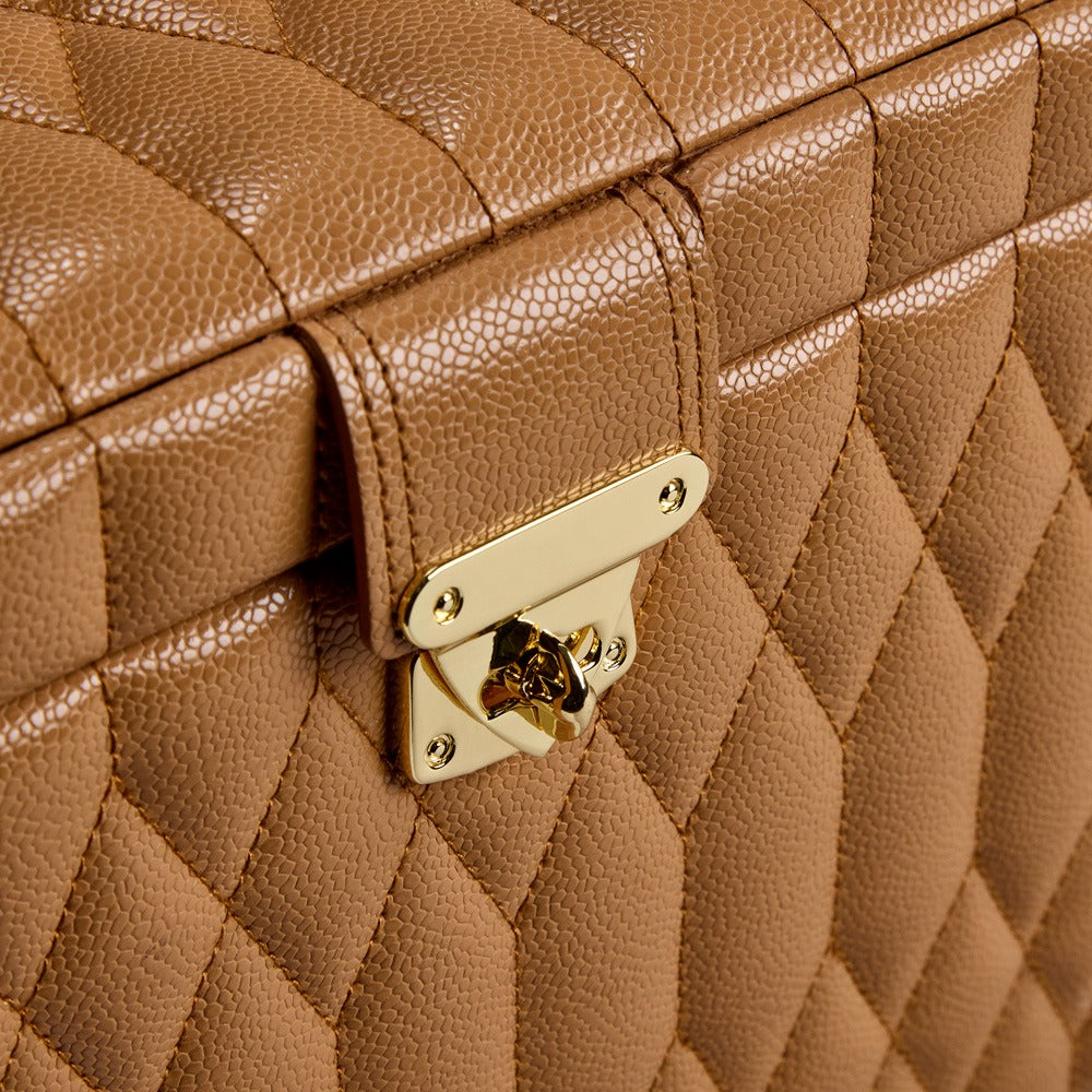 WOLF 1834 Lauren Large Jewelry Box - Caramel - view 6