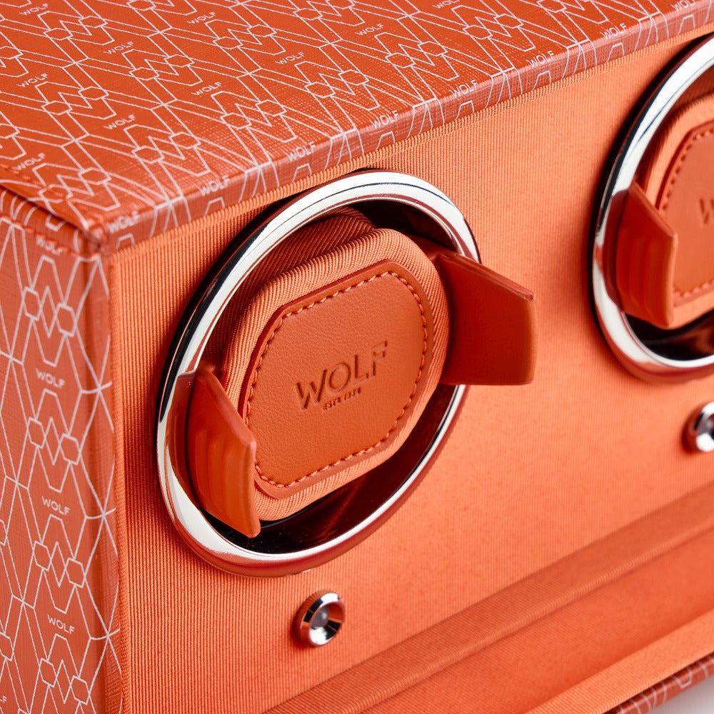 WOLF 1834 - Signature Double Watch Winder - Orange