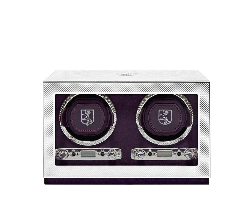 WOLF 1834 - Silver Double Watch Winder - Silver