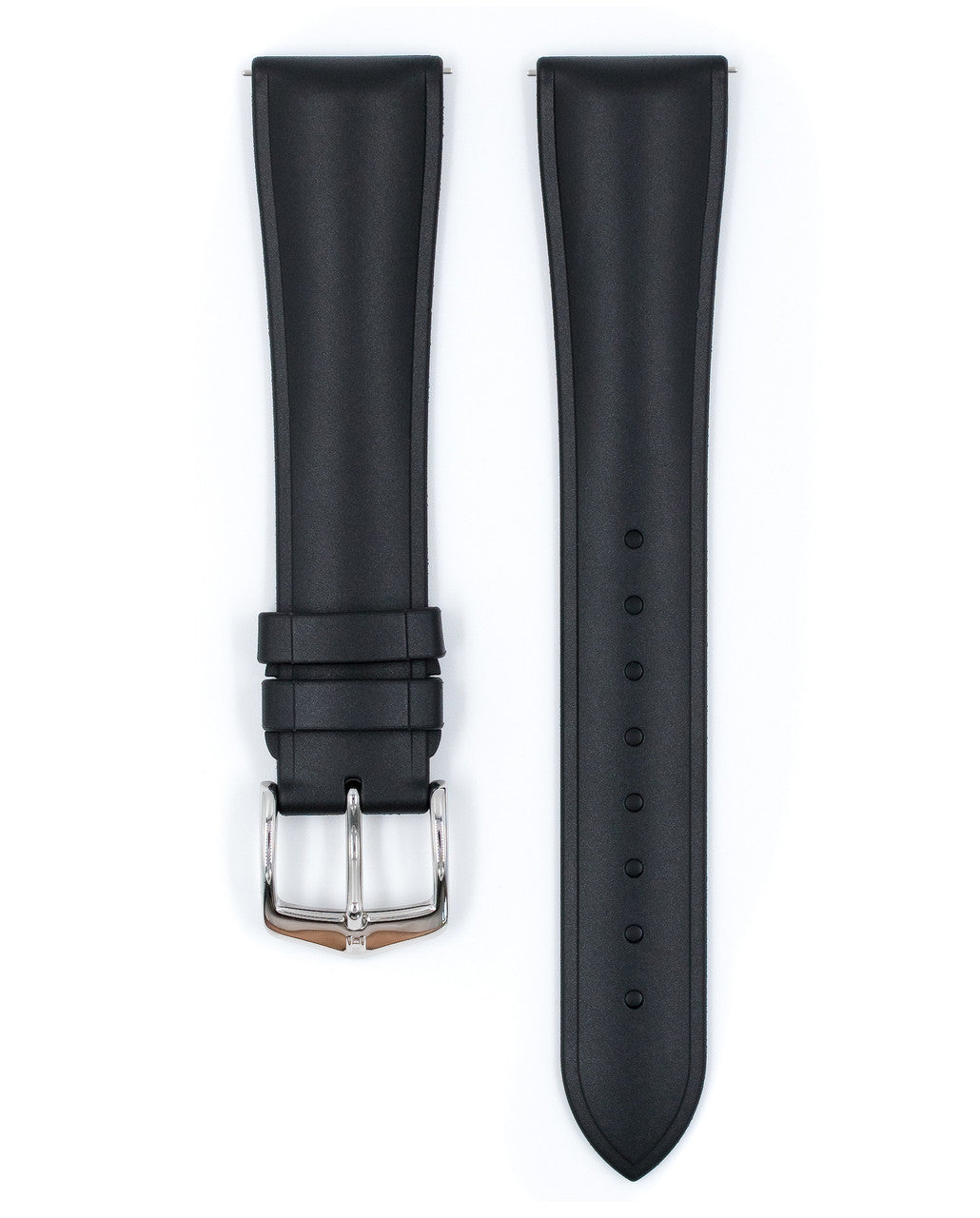 Hirsch - URBANE Premium Caoutchouc Watchband 4044 88 - Black