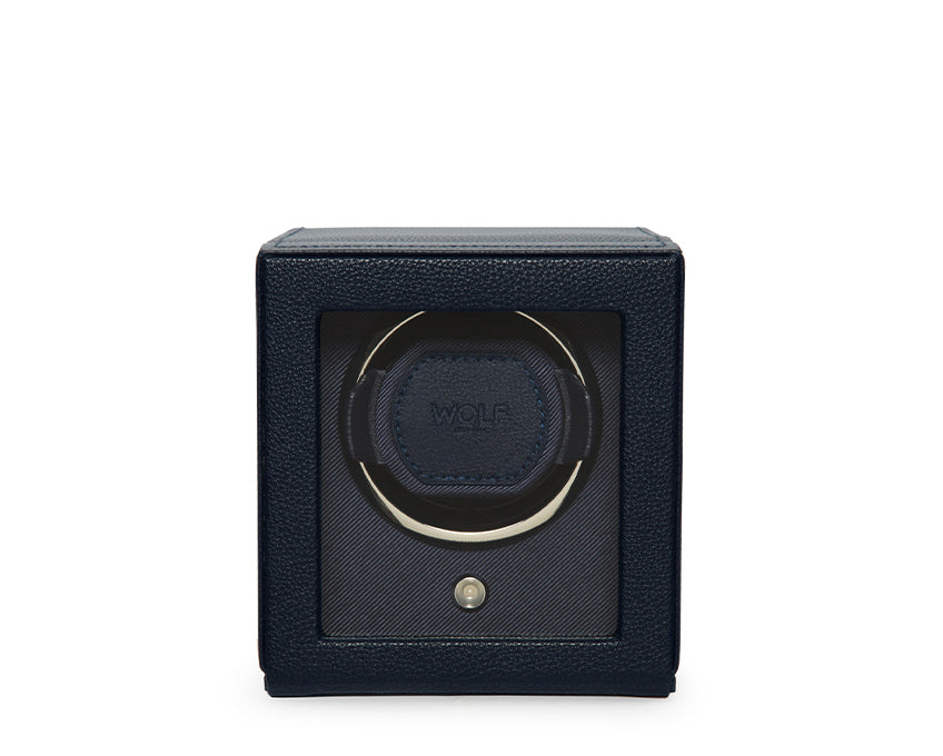 WOLF 1834 - Cub Single Watch Winder with Cover - Navy