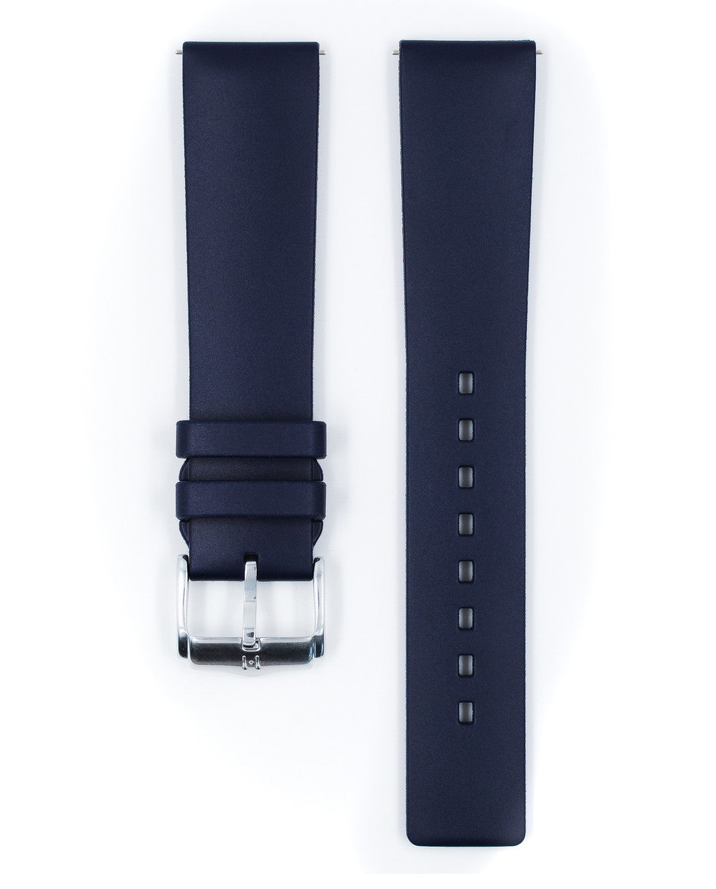 Hirsch - PURE Premium Caoutchouc Watchband 4053 88 - Blue