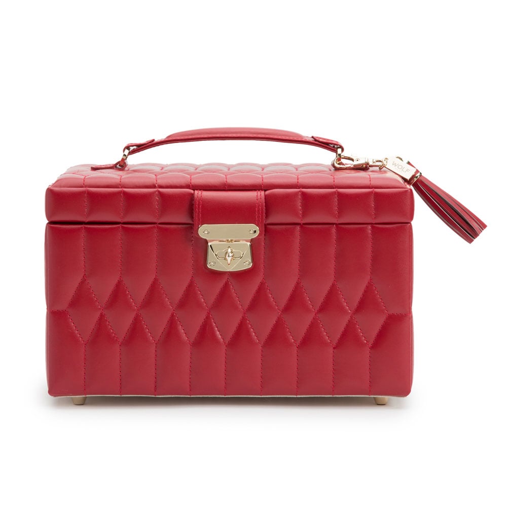 WOLF 1834 - Caroline Medium Jewelry Case - Red