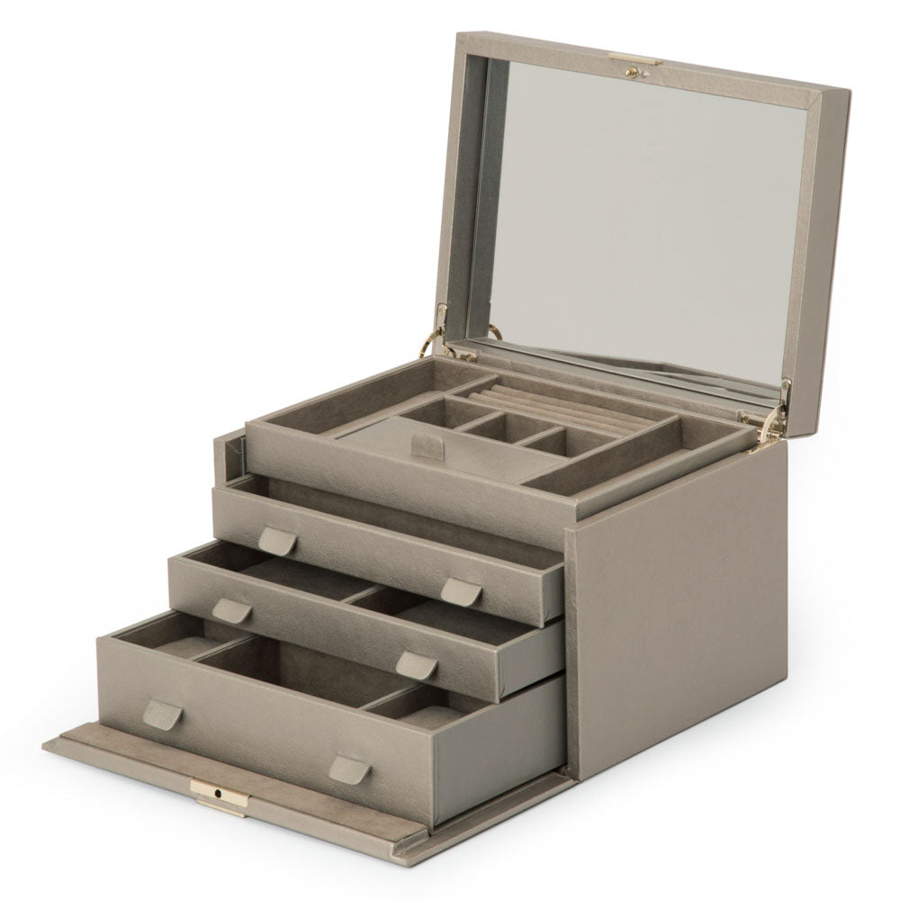 WOLF 1834 - Palermo Large Jewelry Box - Pewter