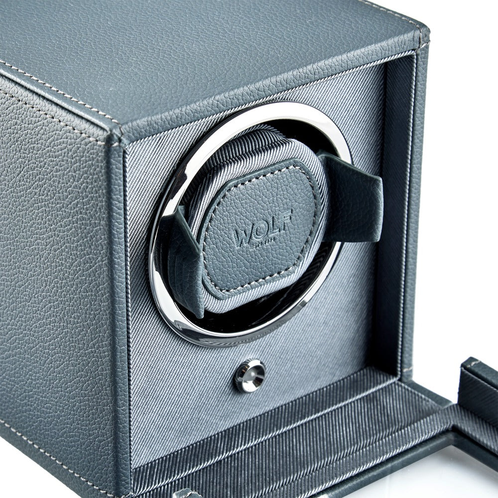 WOLF 1834 - Cub Single Watch Winder with Cover - Future Grey